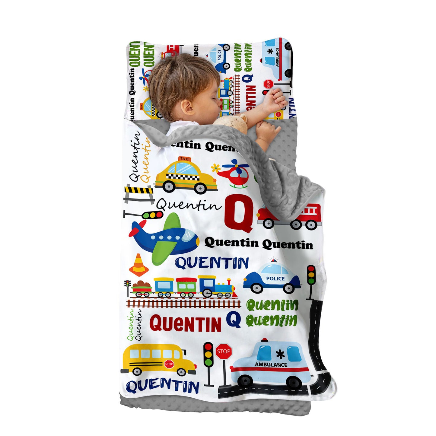 Personalized Nap Mat Transportation 16 Edition