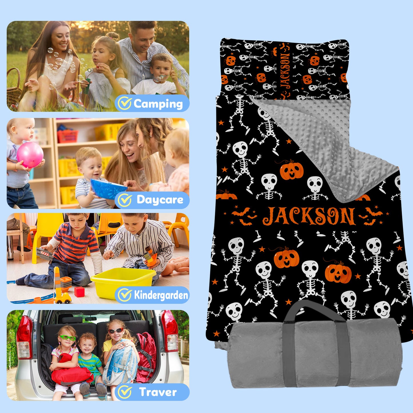 Personalized Nap Mat Halloween 06 Edition