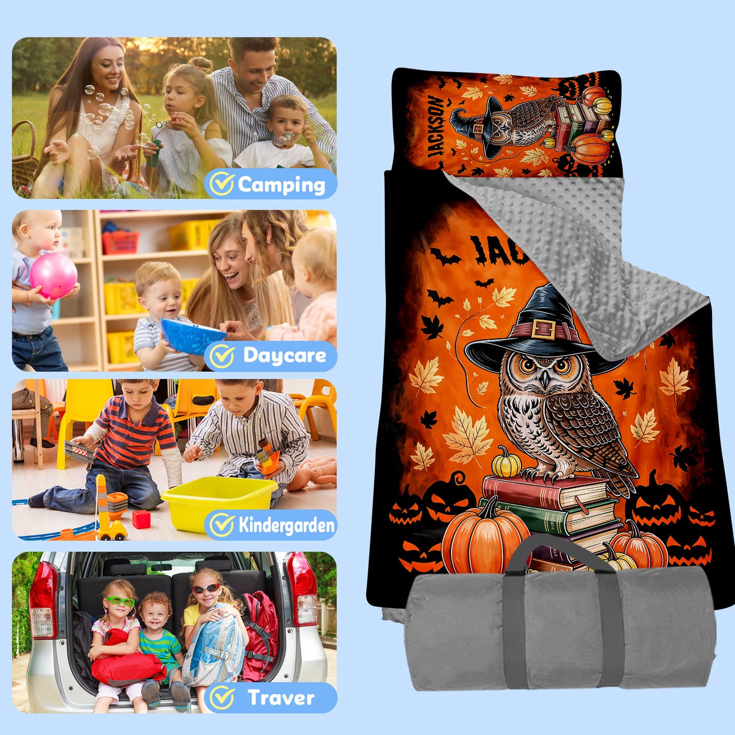 Personalized Nap Mat Halloween 07 Edition