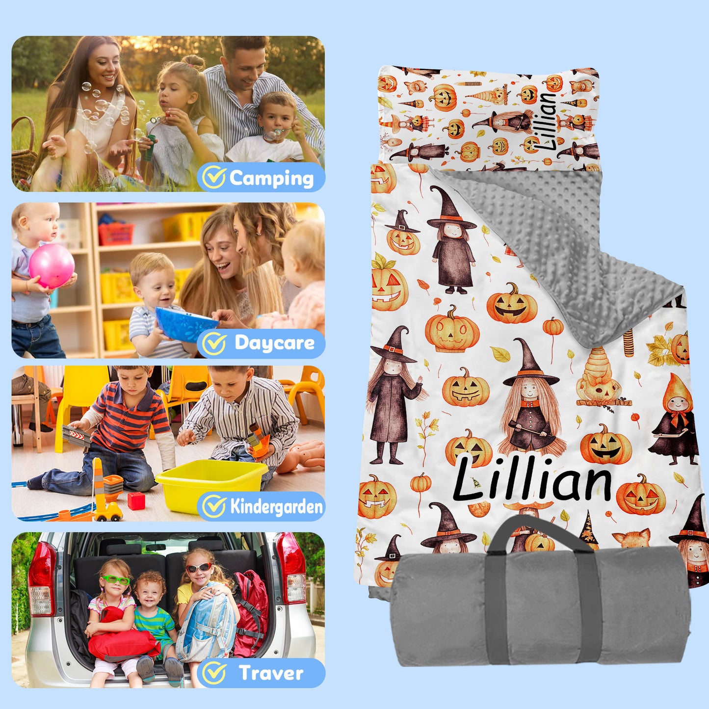 Personalized Nap Mat Halloween 08 Edition