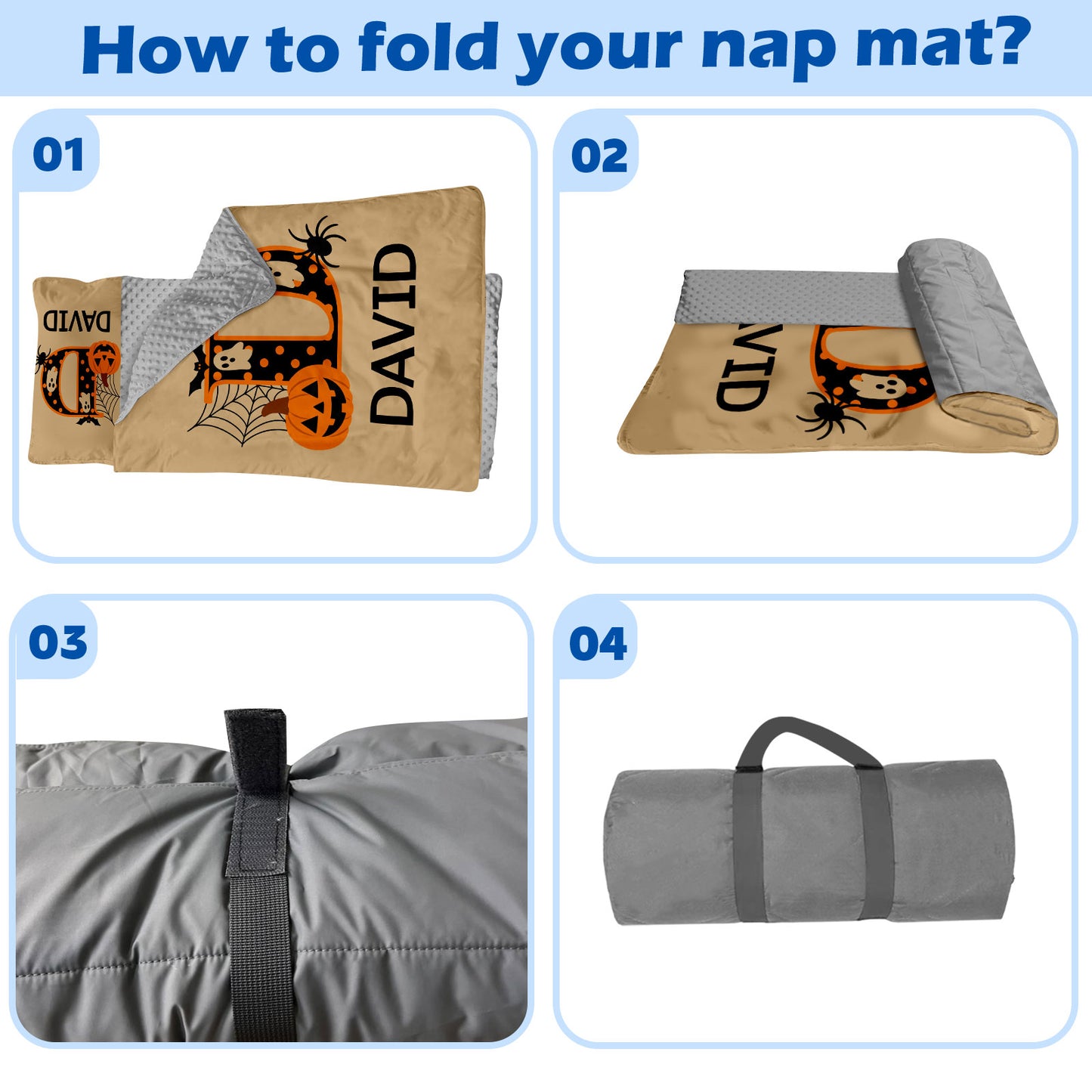 Personalized Nap Mat Halloween Edition