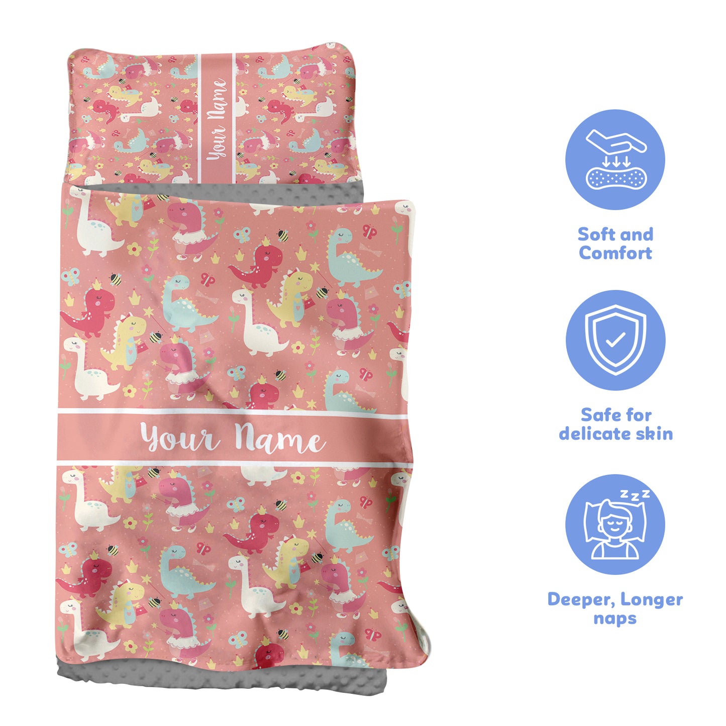 Personalized Nap Mat Dinosaur Edition