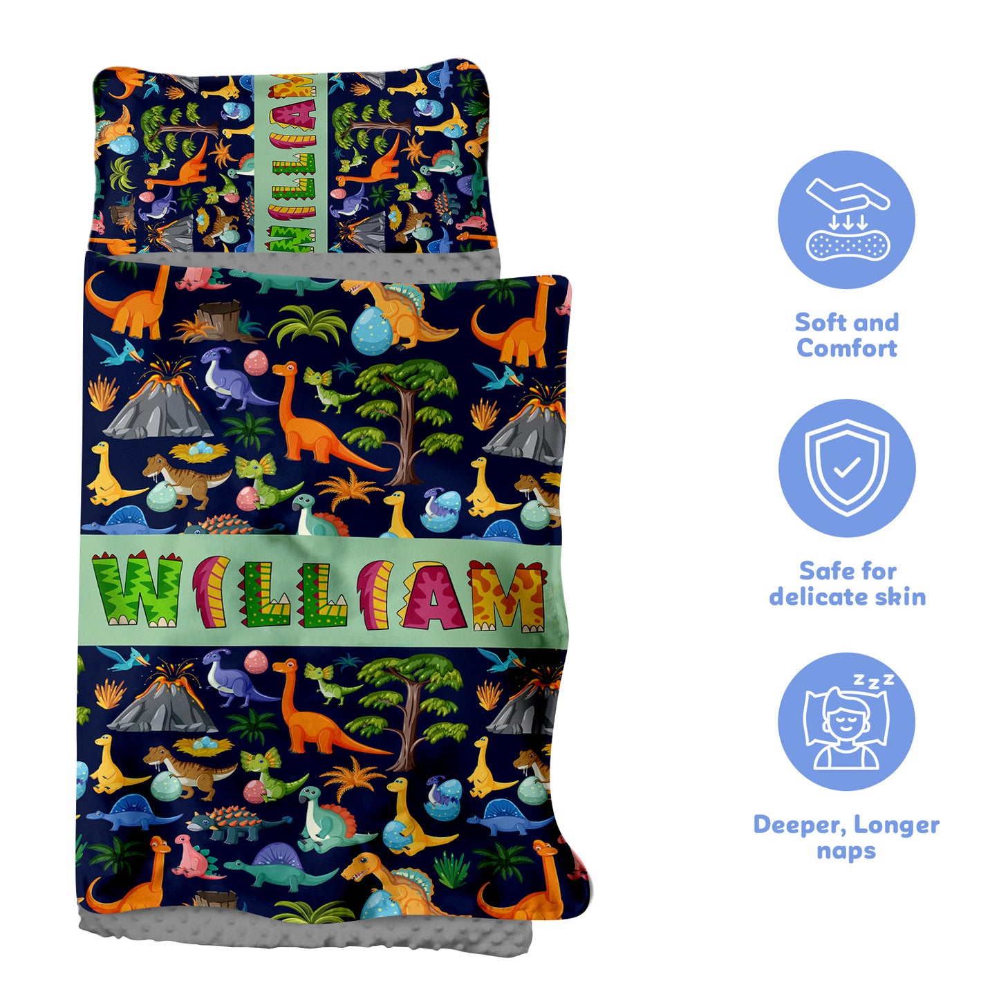 Personalized Nap Mat Dinosaur 03 Edition