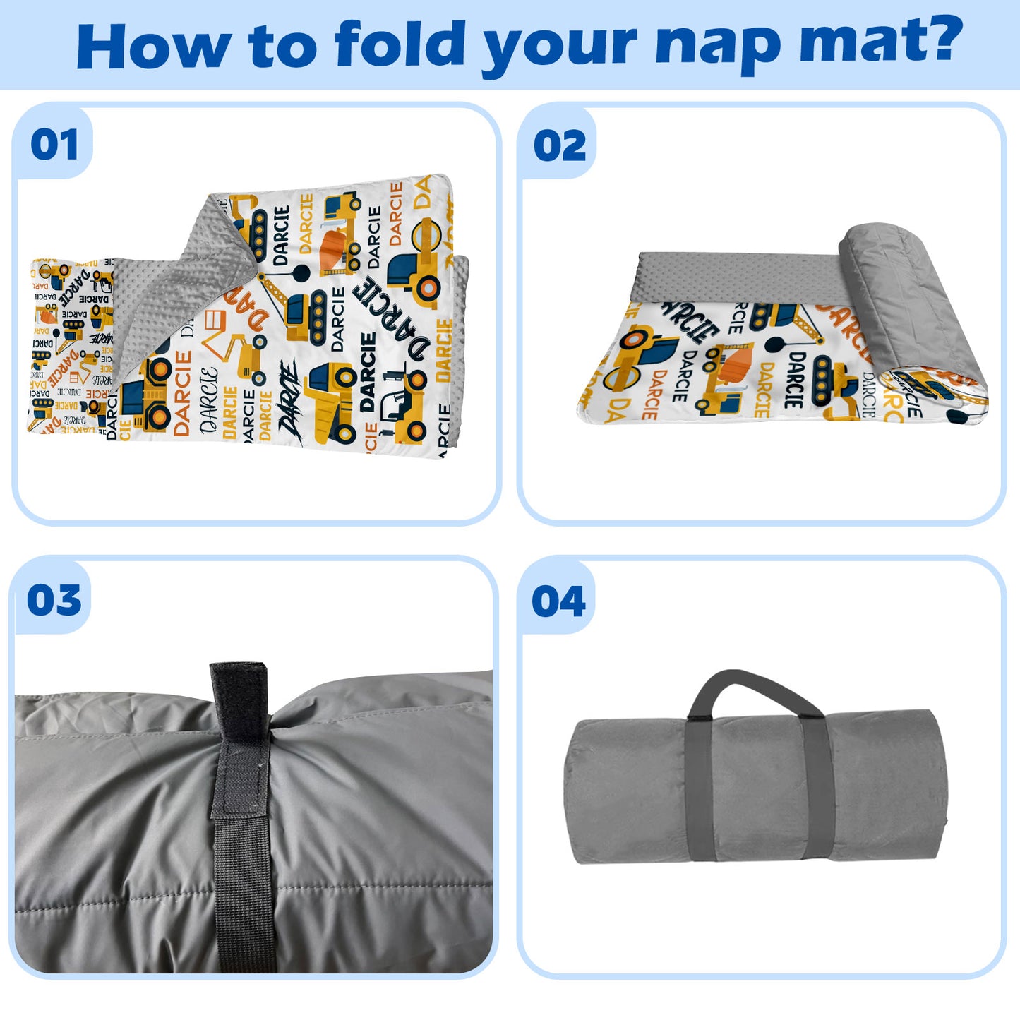 Personalized Nap Mat Transportation 15 Edition