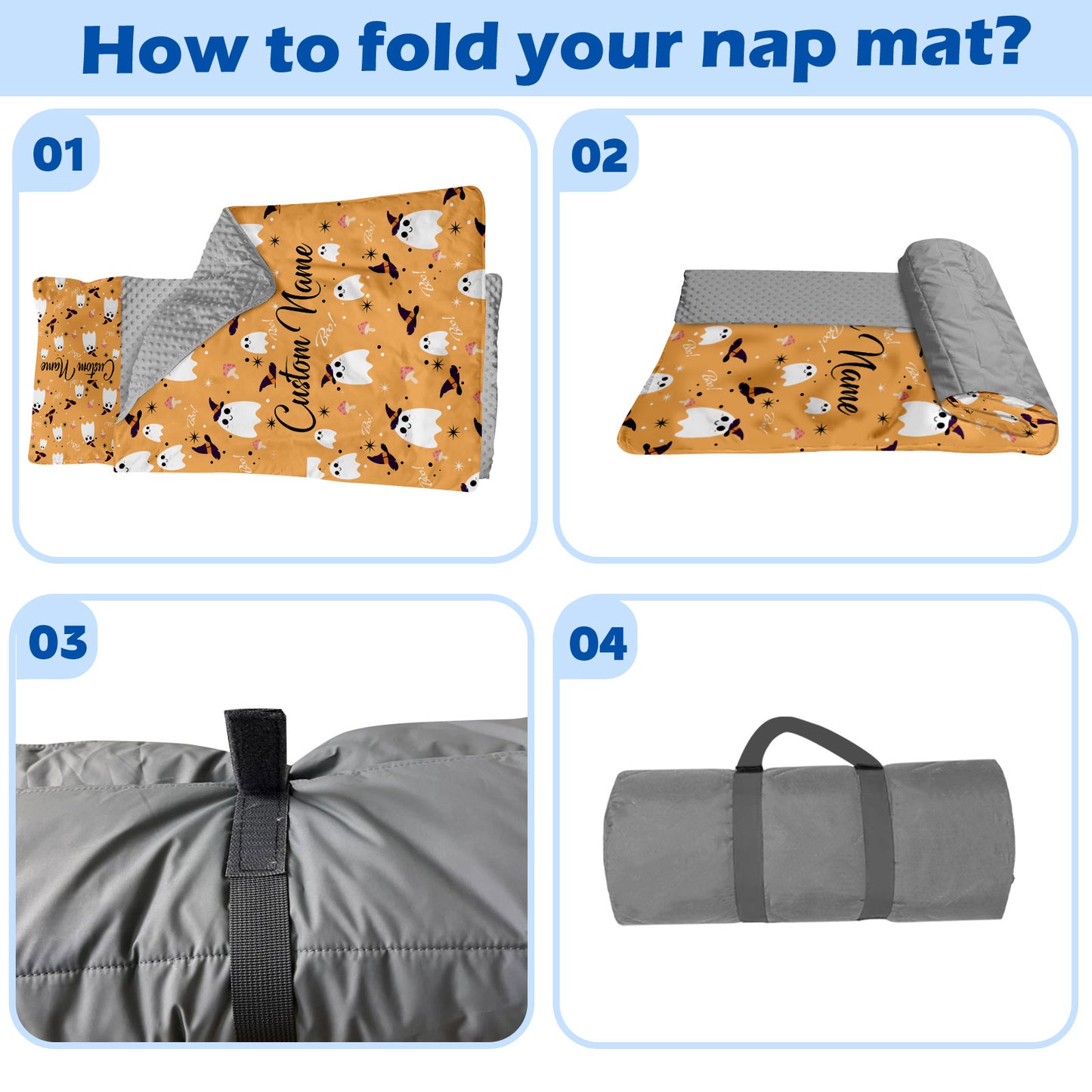Personalized Nap Mat Halloween 03 Edition