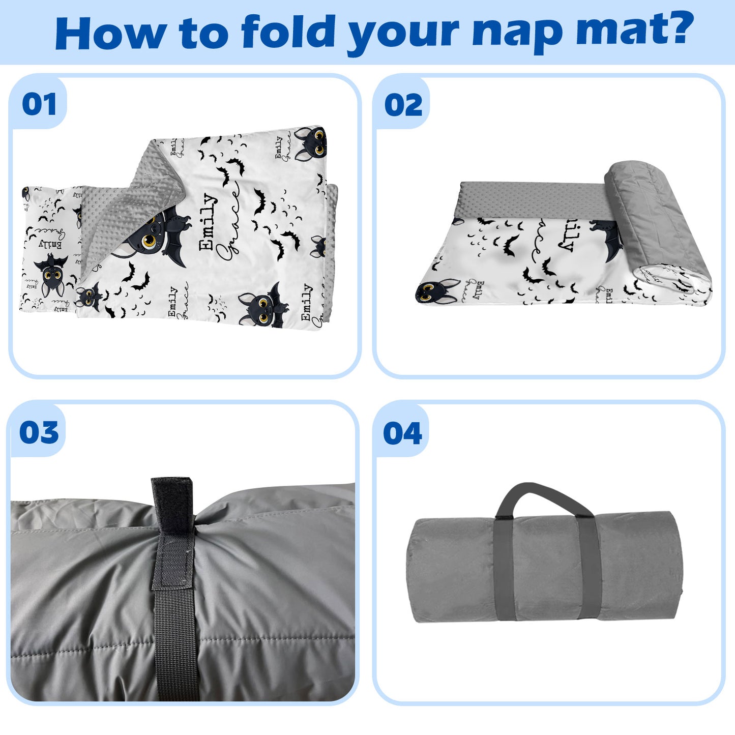 Personalized Nap Mat Halloween 05 Edition