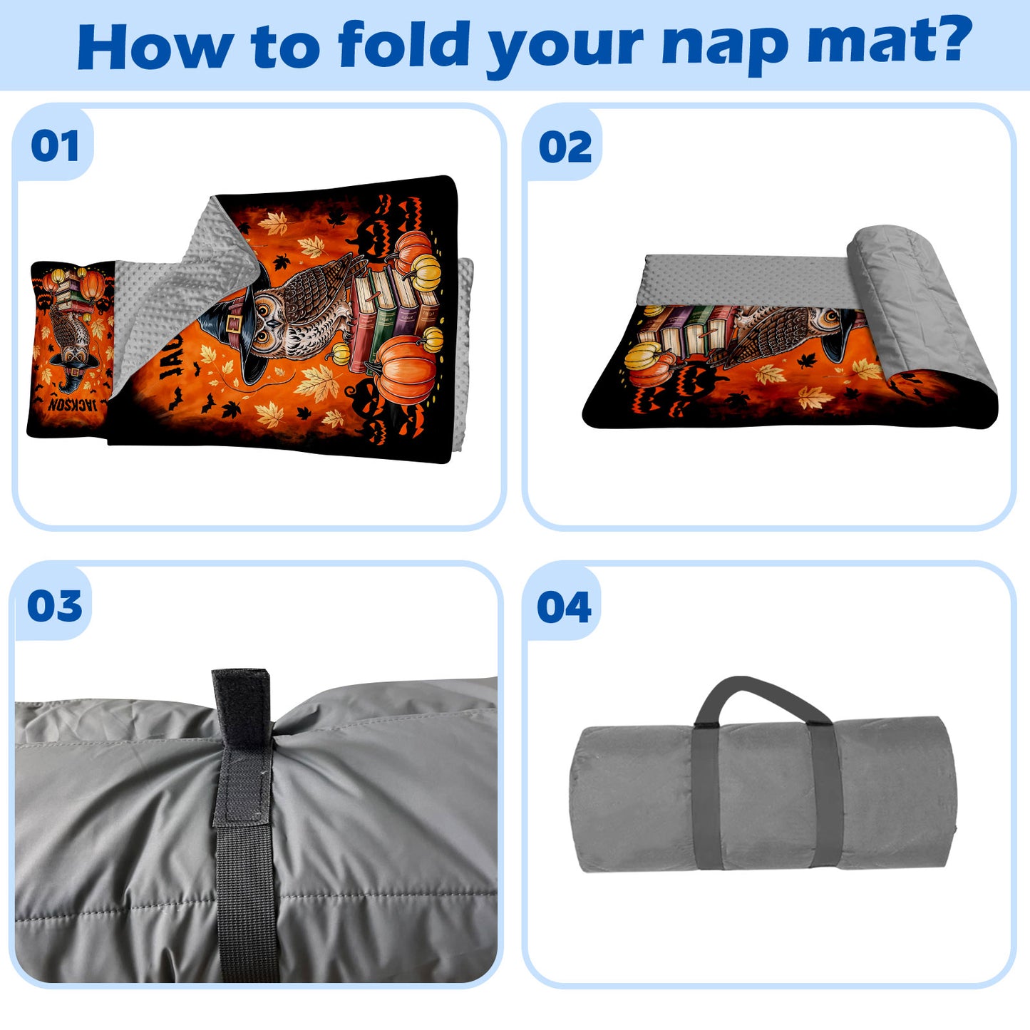 Personalized Nap Mat Halloween 07 Edition