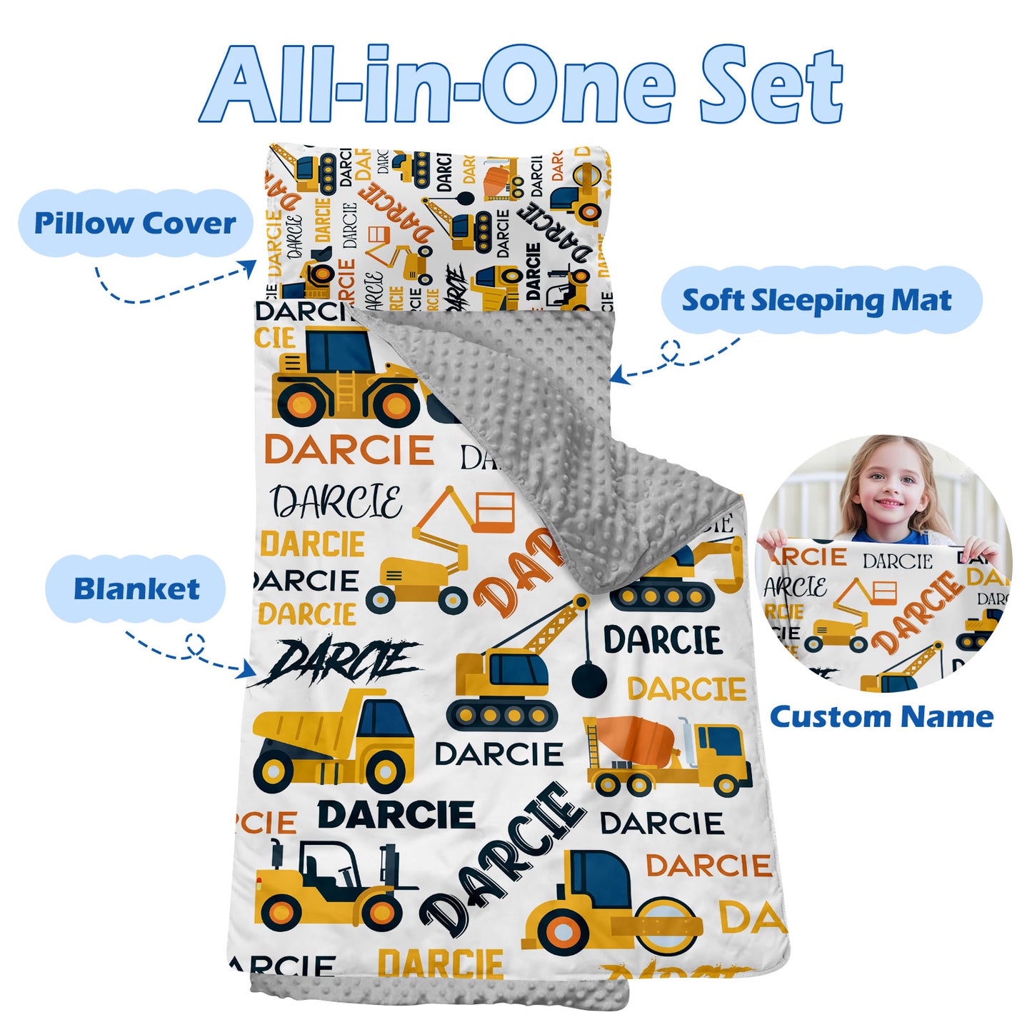 Personalized Nap Mat Transportation 15 Edition