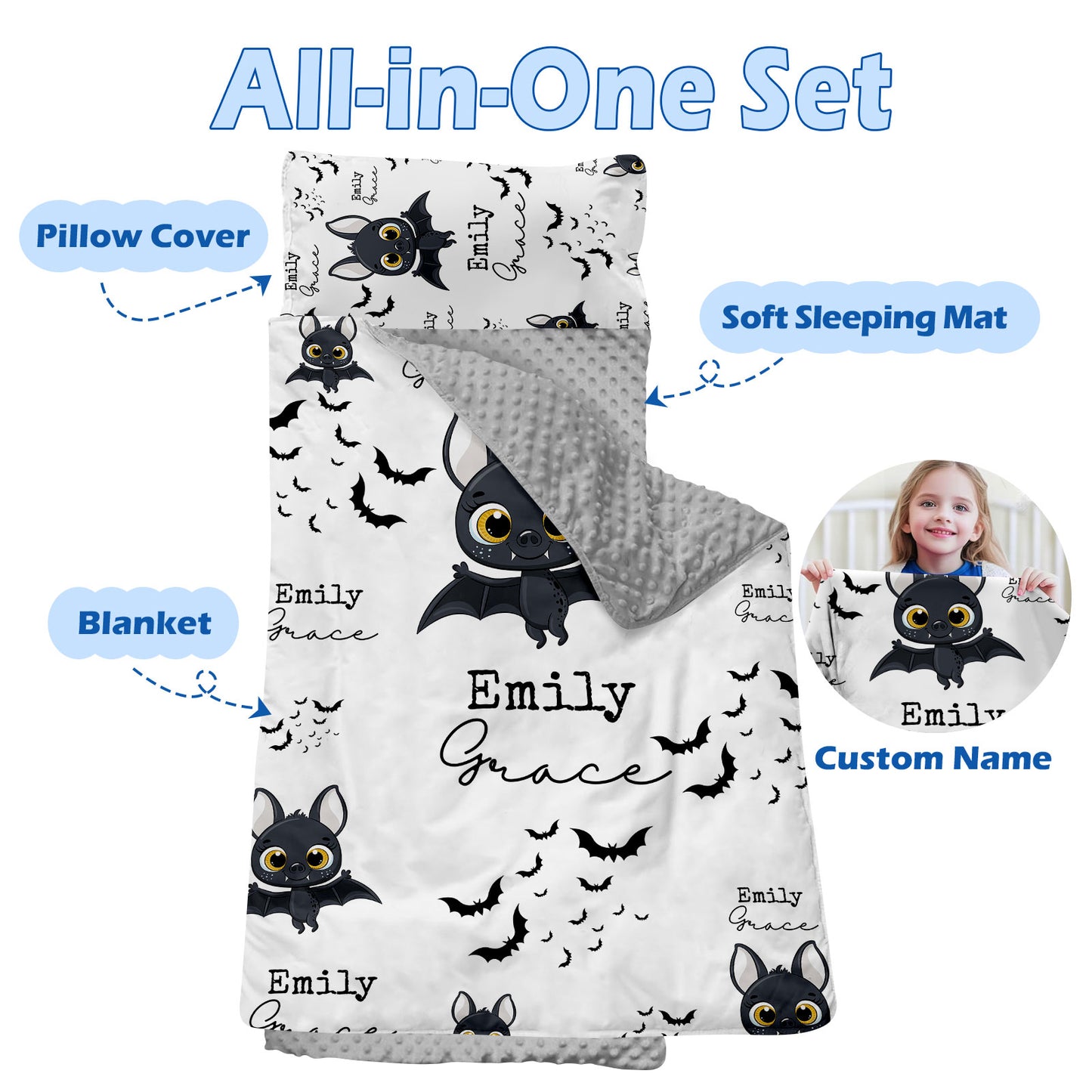 Personalized Nap Mat Halloween 05 Edition