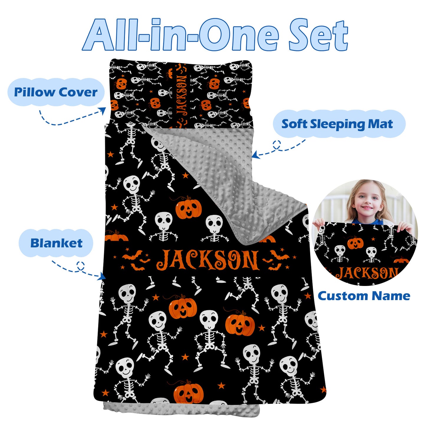 Personalized Nap Mat Halloween 06 Edition