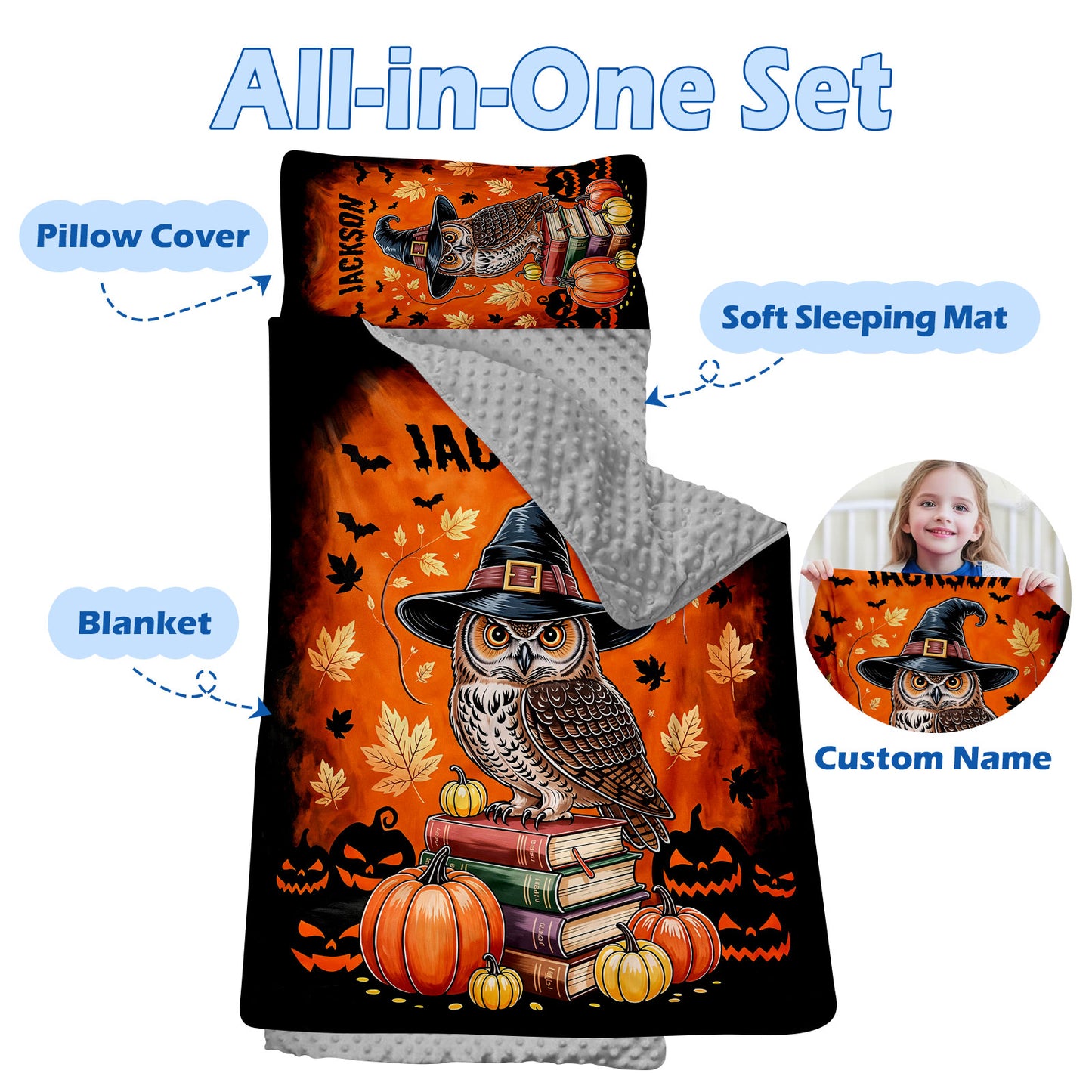 Personalized Nap Mat Halloween 07 Edition