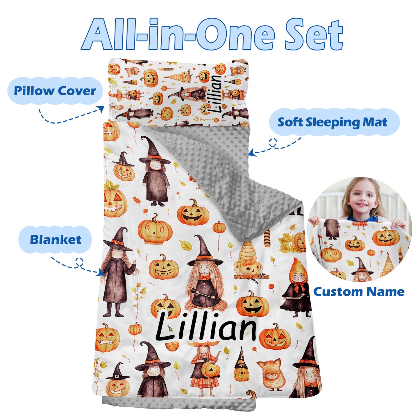 Personalized Nap Mat Halloween 08 Edition