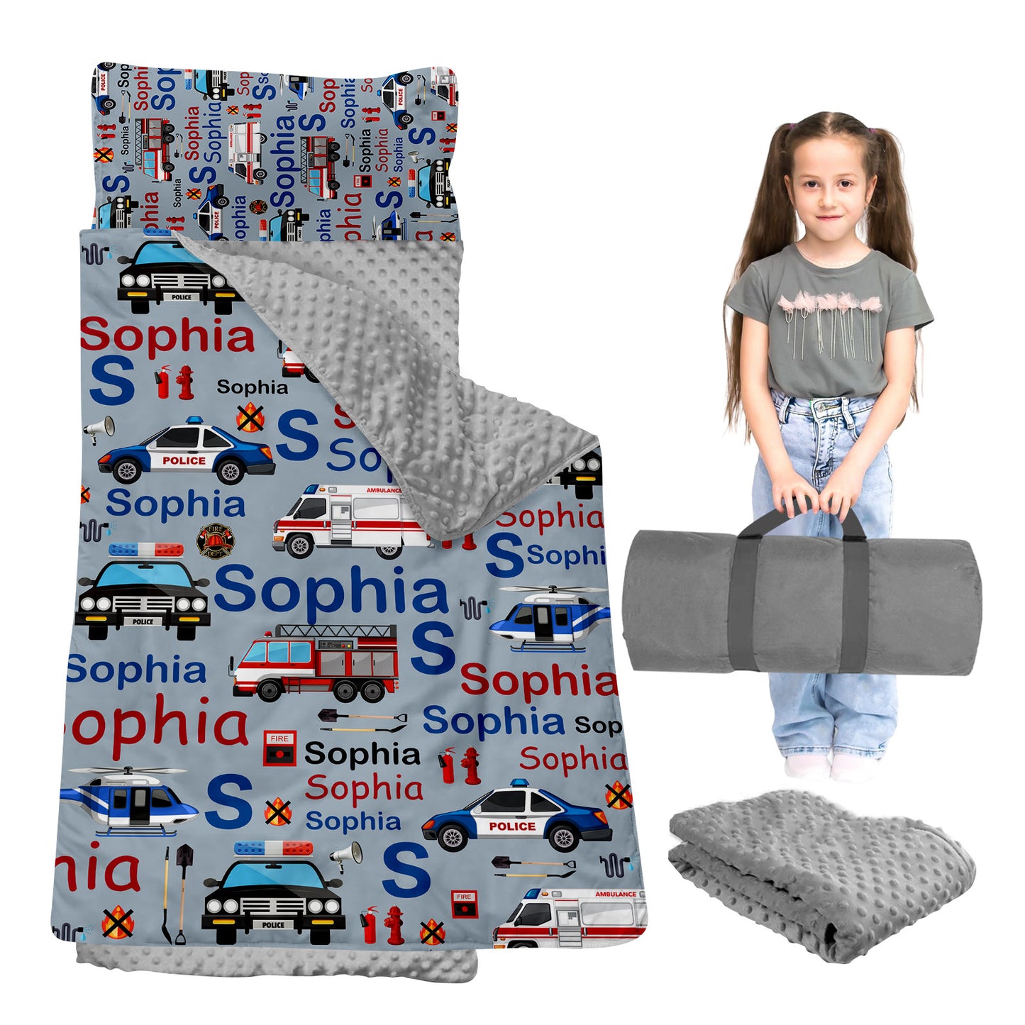 Personalized Nap Mat Transportation 14 Edition