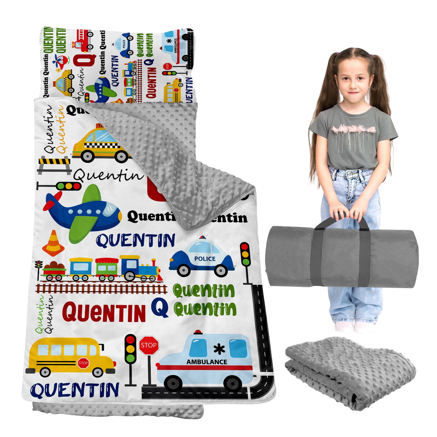 Personalized Nap Mat Transportation 16 Edition