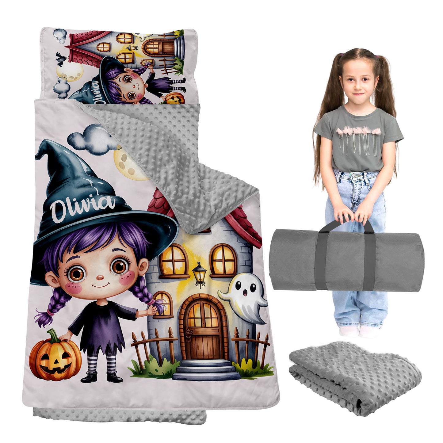 Personalized Nap Mat Halloween 02 Edition