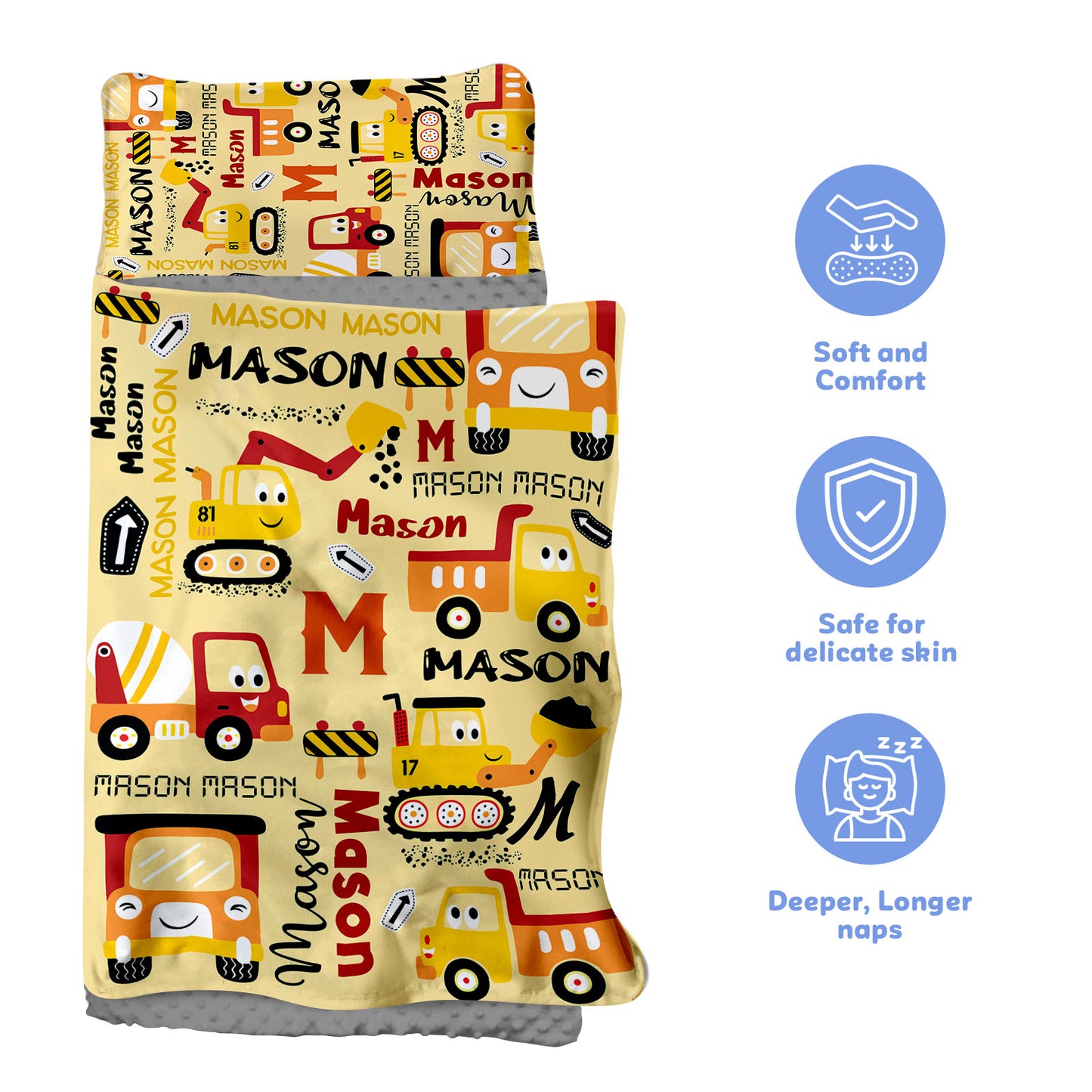 Personalized Nap Mat Transportation 13 Edition