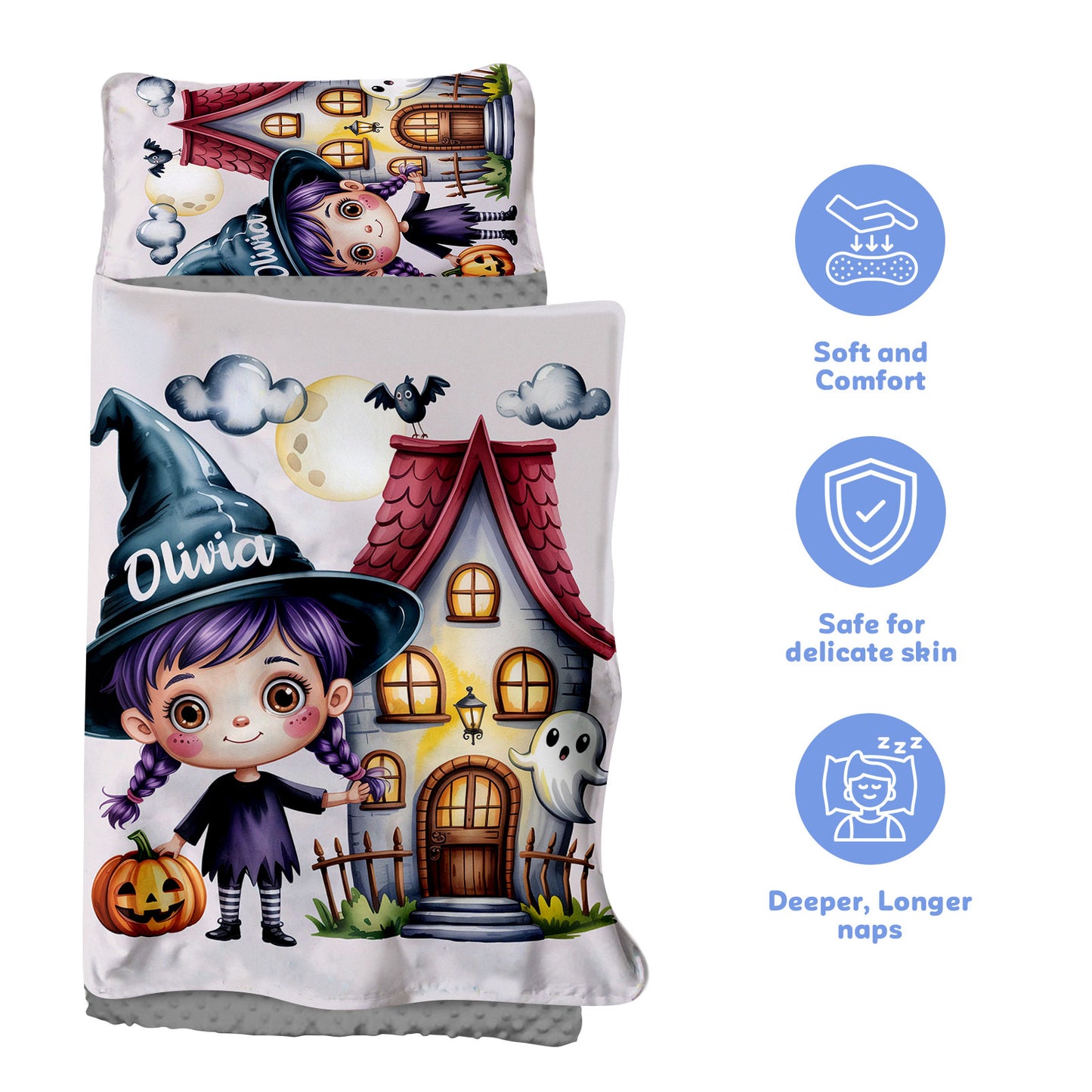 Personalized Nap Mat Halloween 02 Edition