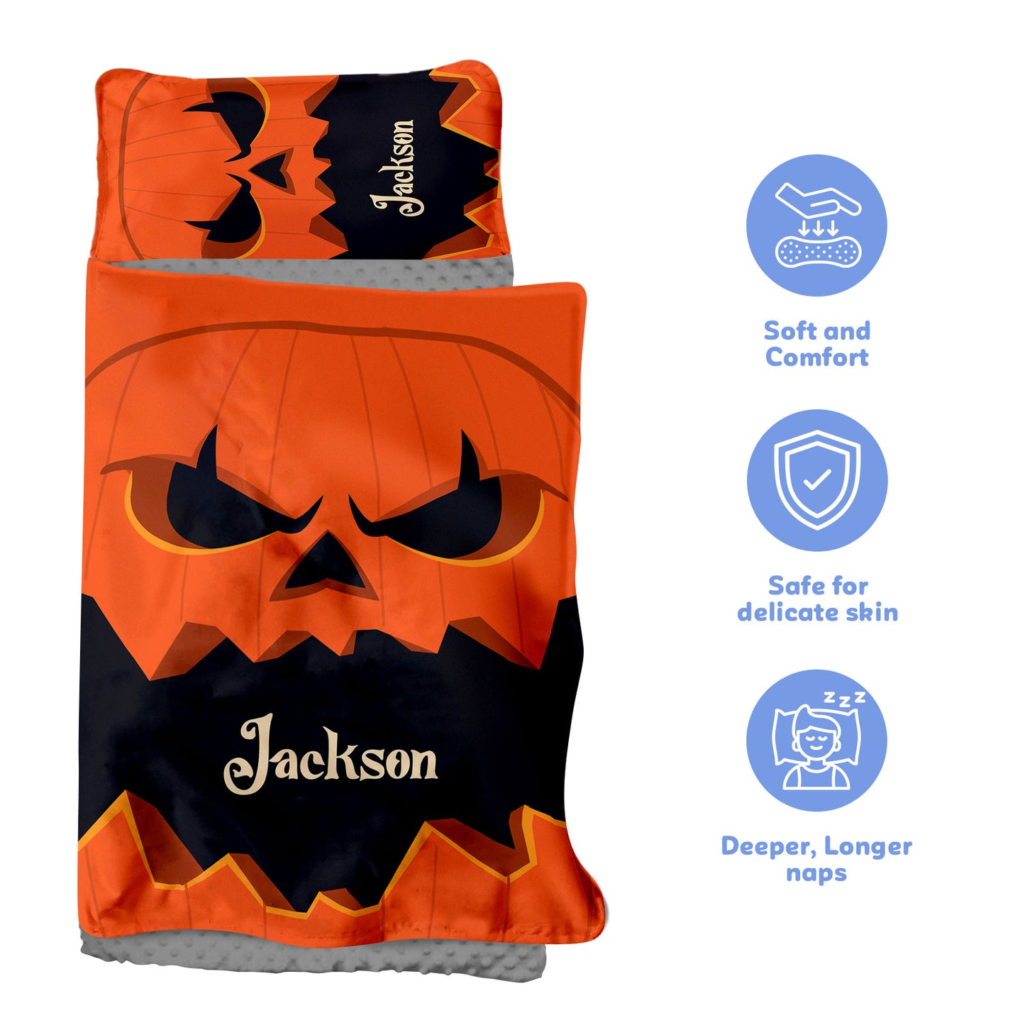 Personalized Nap Mat Halloween Monster Edition