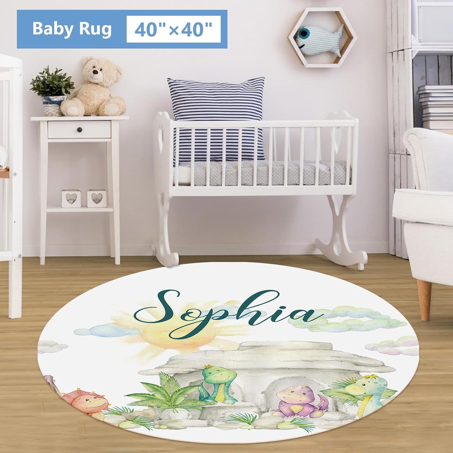 Dinosaur Green Crib Bedding Set