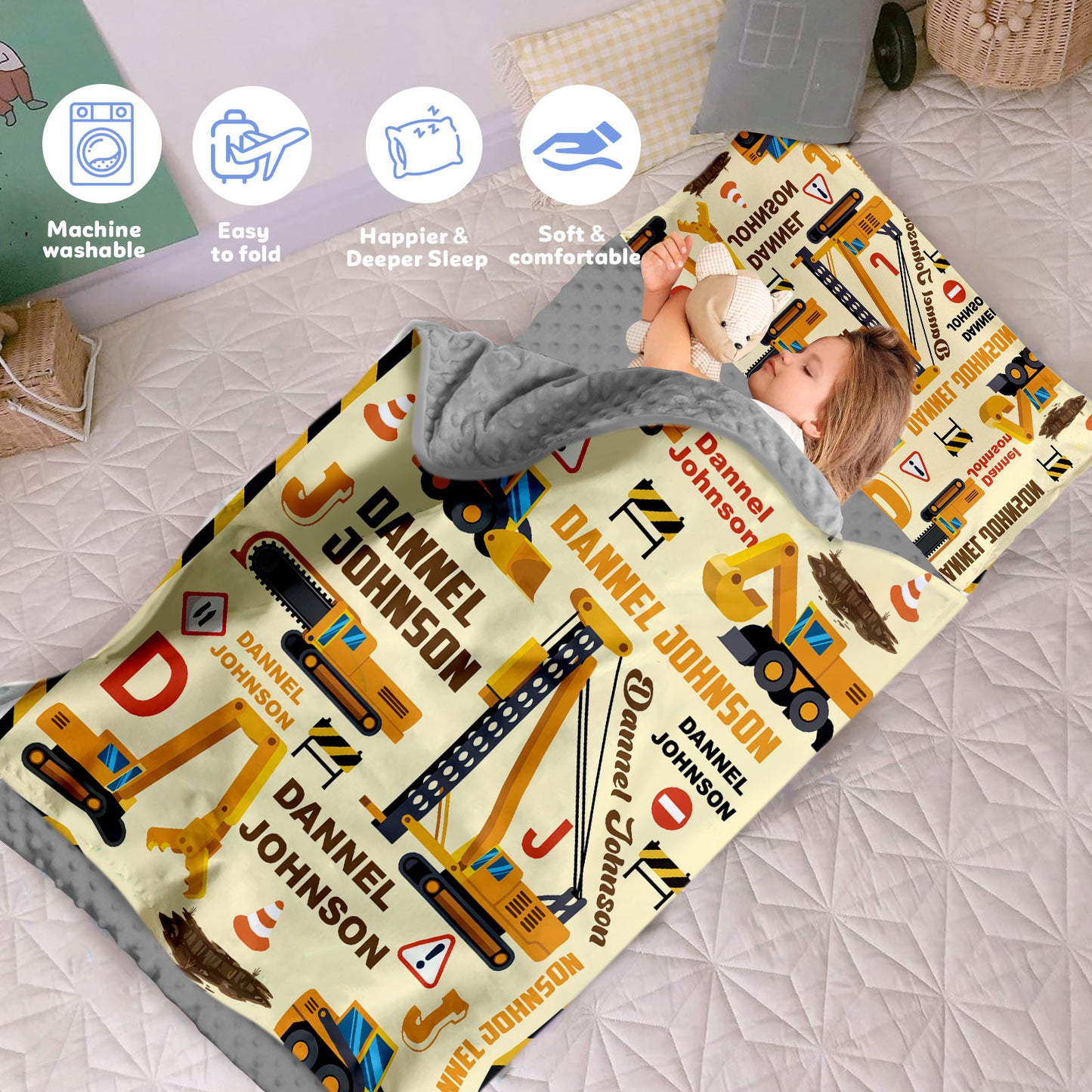Personalized Nap Mat Transportation 17 Edition