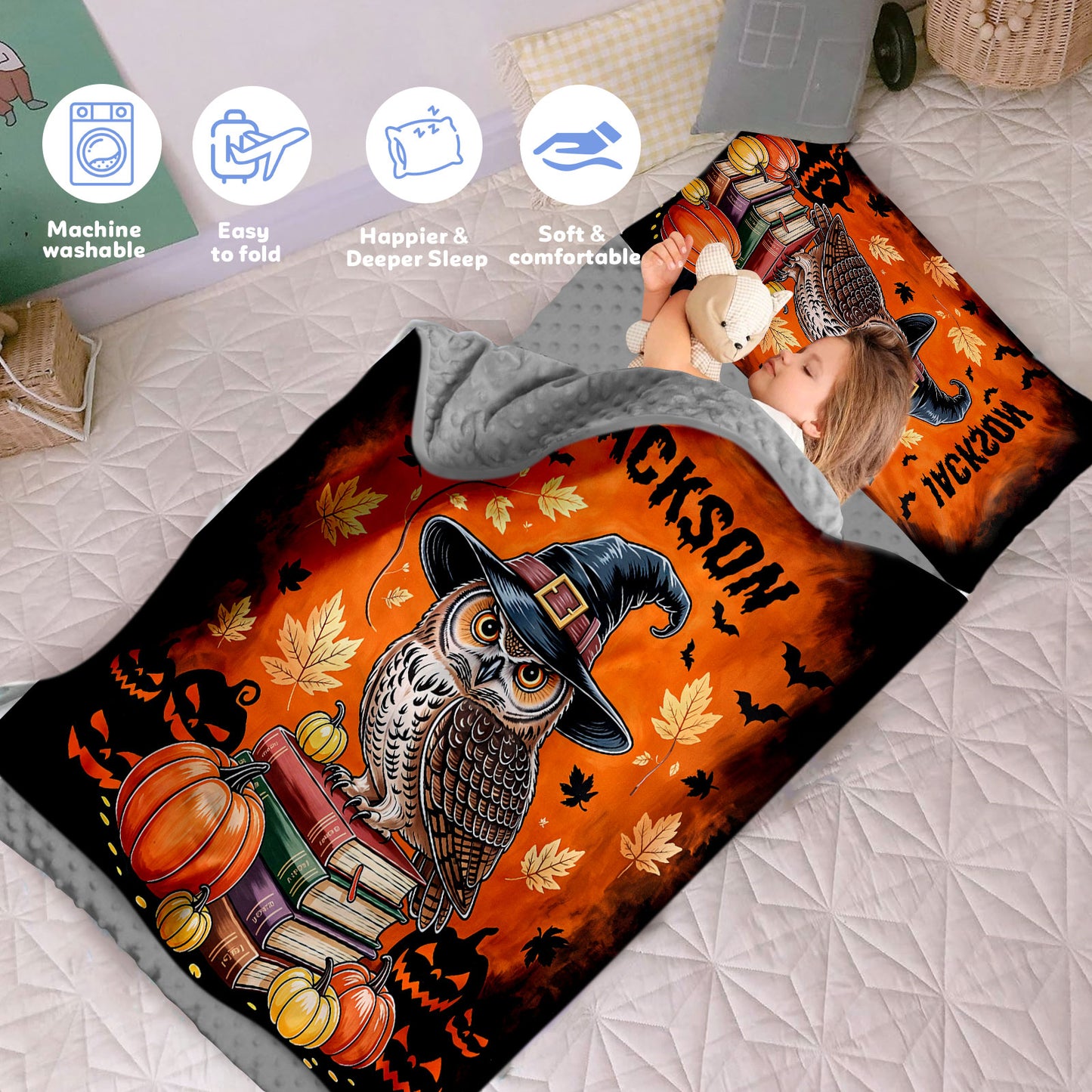 Personalized Nap Mat Halloween 07 Edition