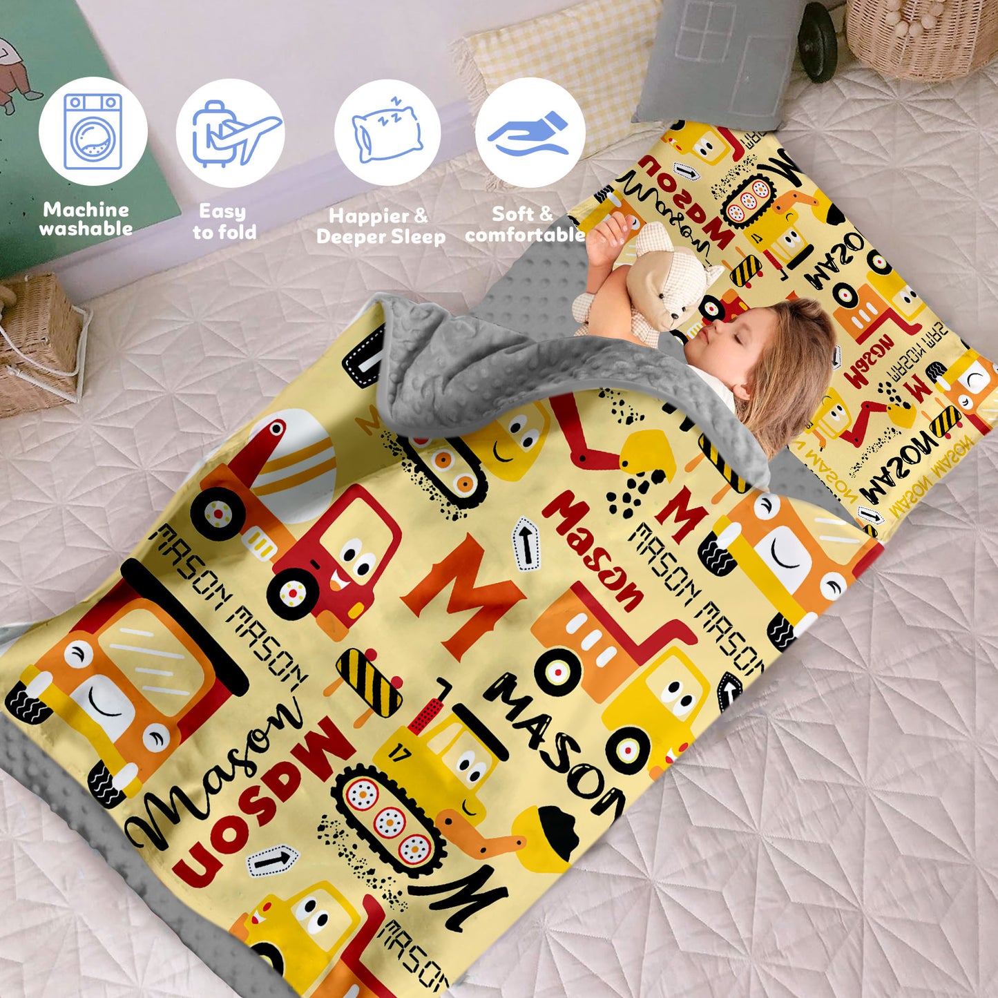 Personalized Nap Mat Transportation 13 Edition