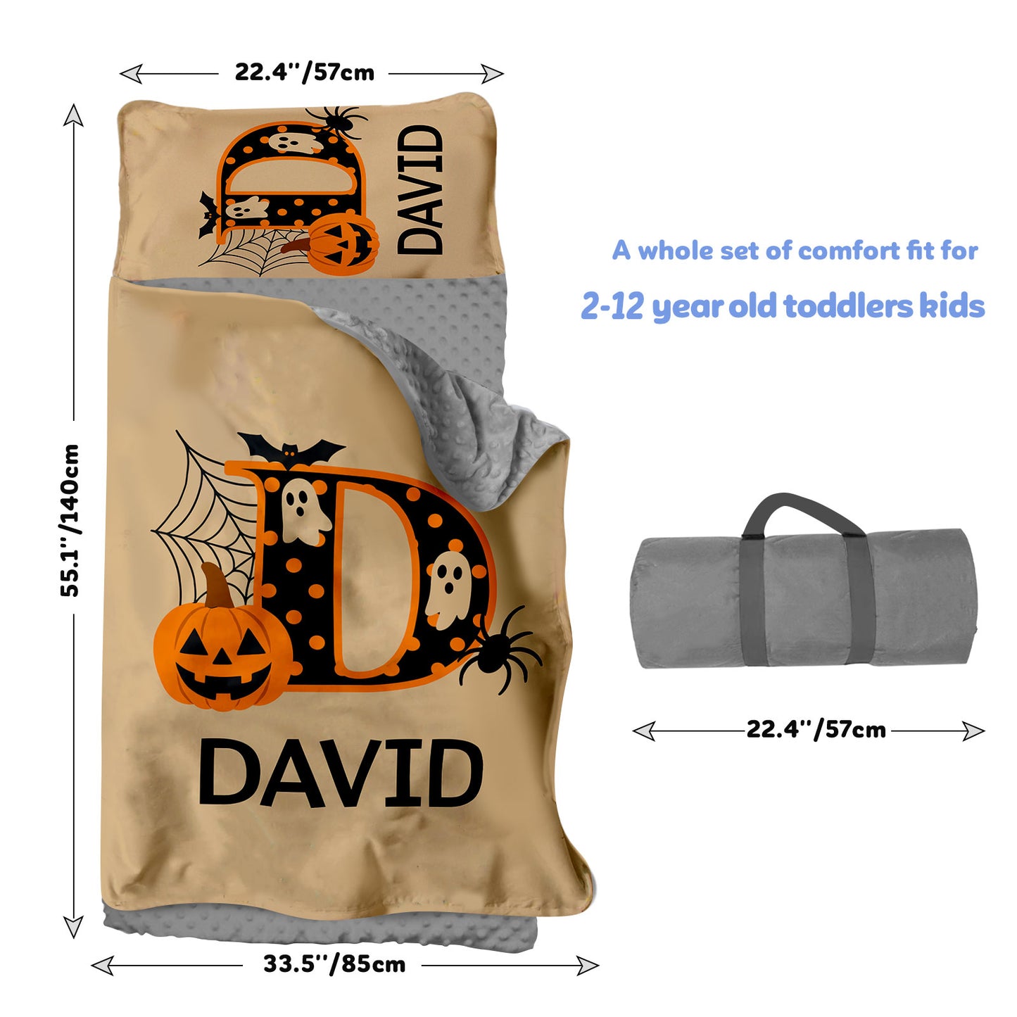 Personalized Nap Mat Halloween Edition