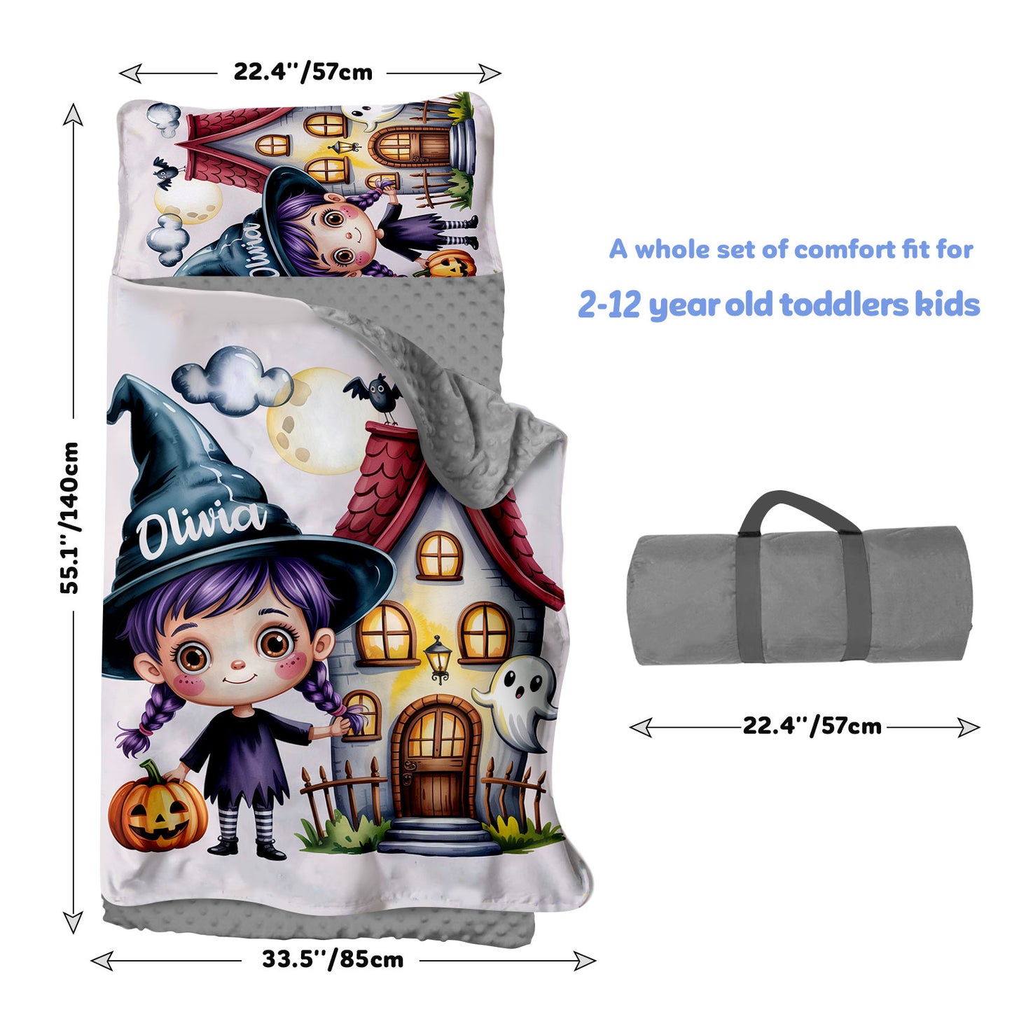 Personalized Nap Mat Halloween 02 Edition