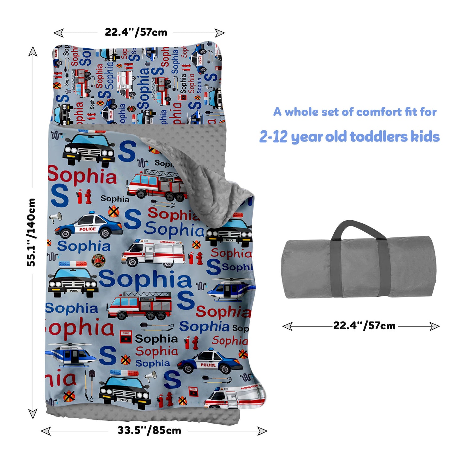 Personalized Nap Mat Transportation 14 Edition