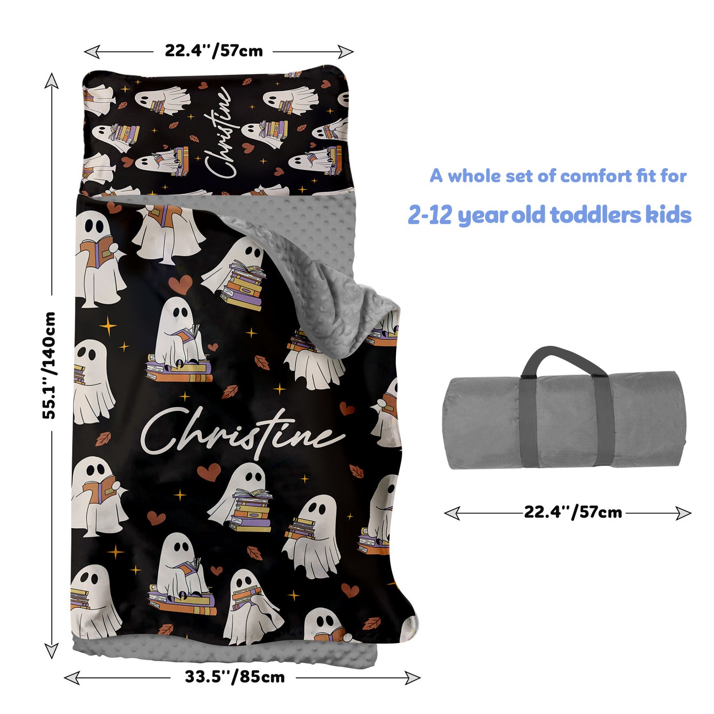 Personalized Nap Mat Halloween 04 Edition