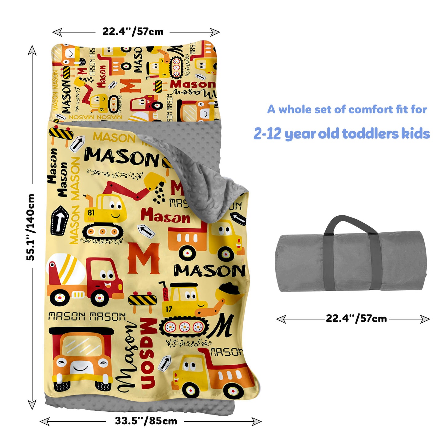 Personalized Nap Mat Transportation 13 Edition