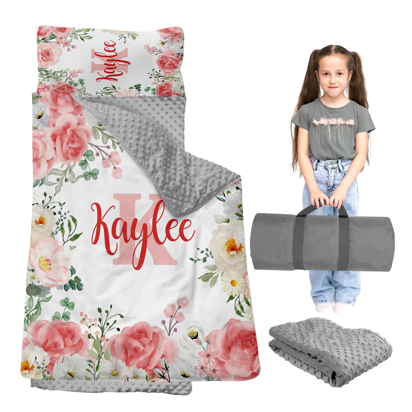Personalized Nap Mat Floral 02 Edition