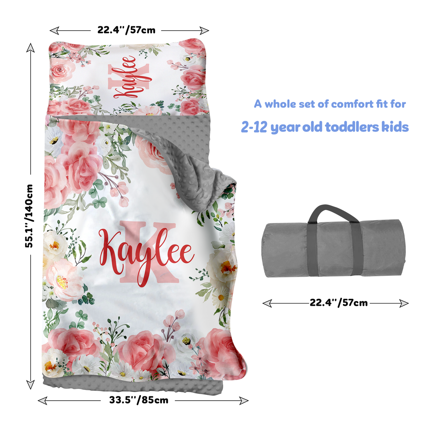 Personalized Nap Mat Floral 02 Edition