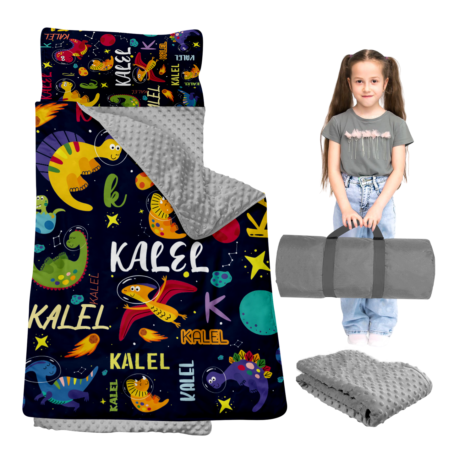 Personalized Nap Mat Dinosaur 06 Edition