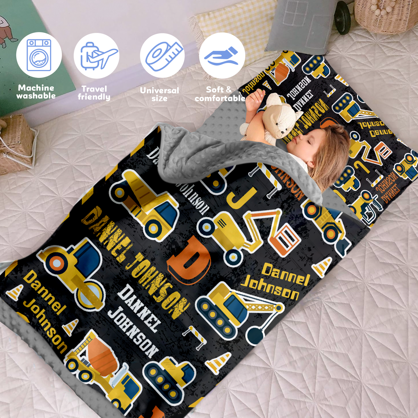 Personalized Nap Mat Transportation 05 Edition