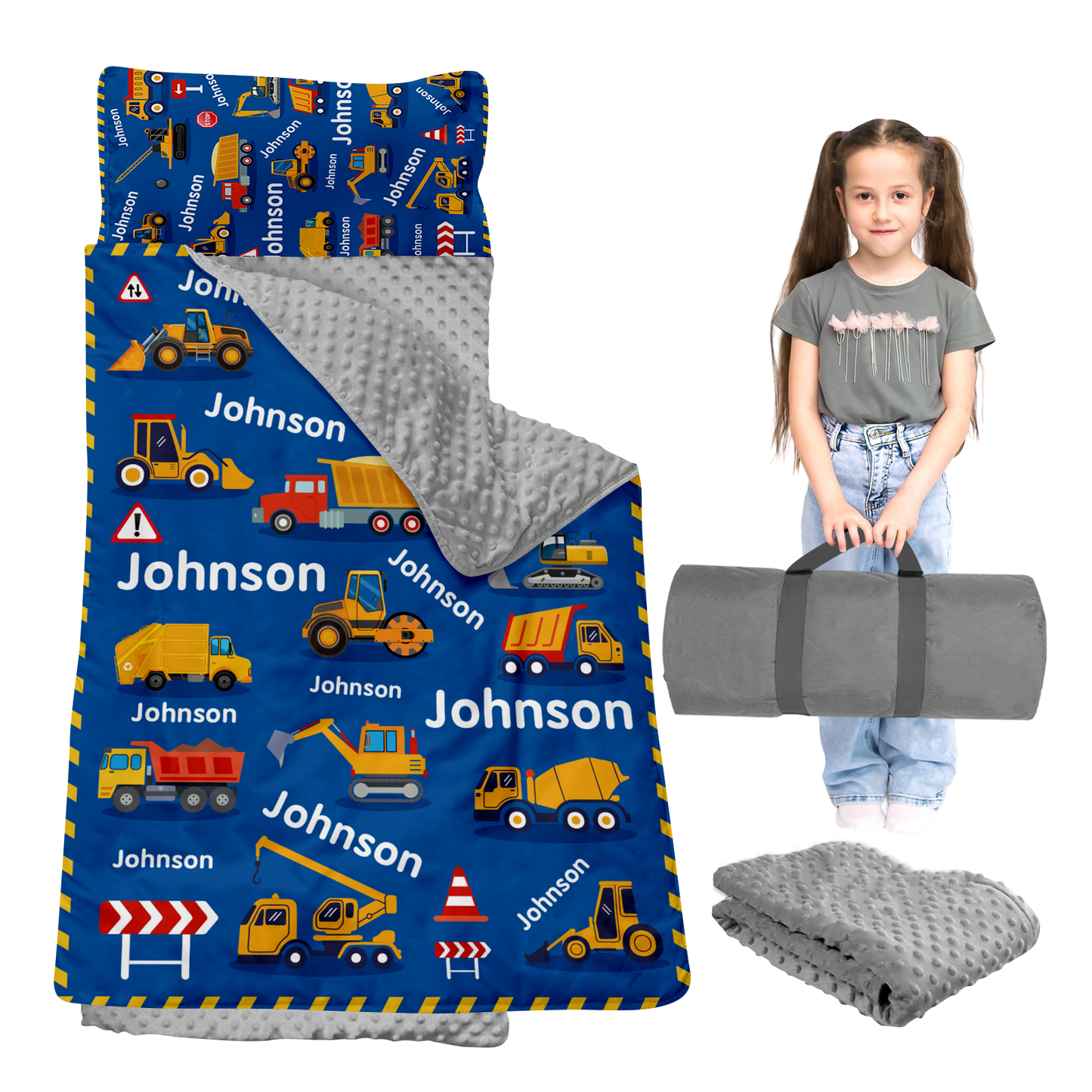 Personalized Nap Mat Transportation 03 Edition