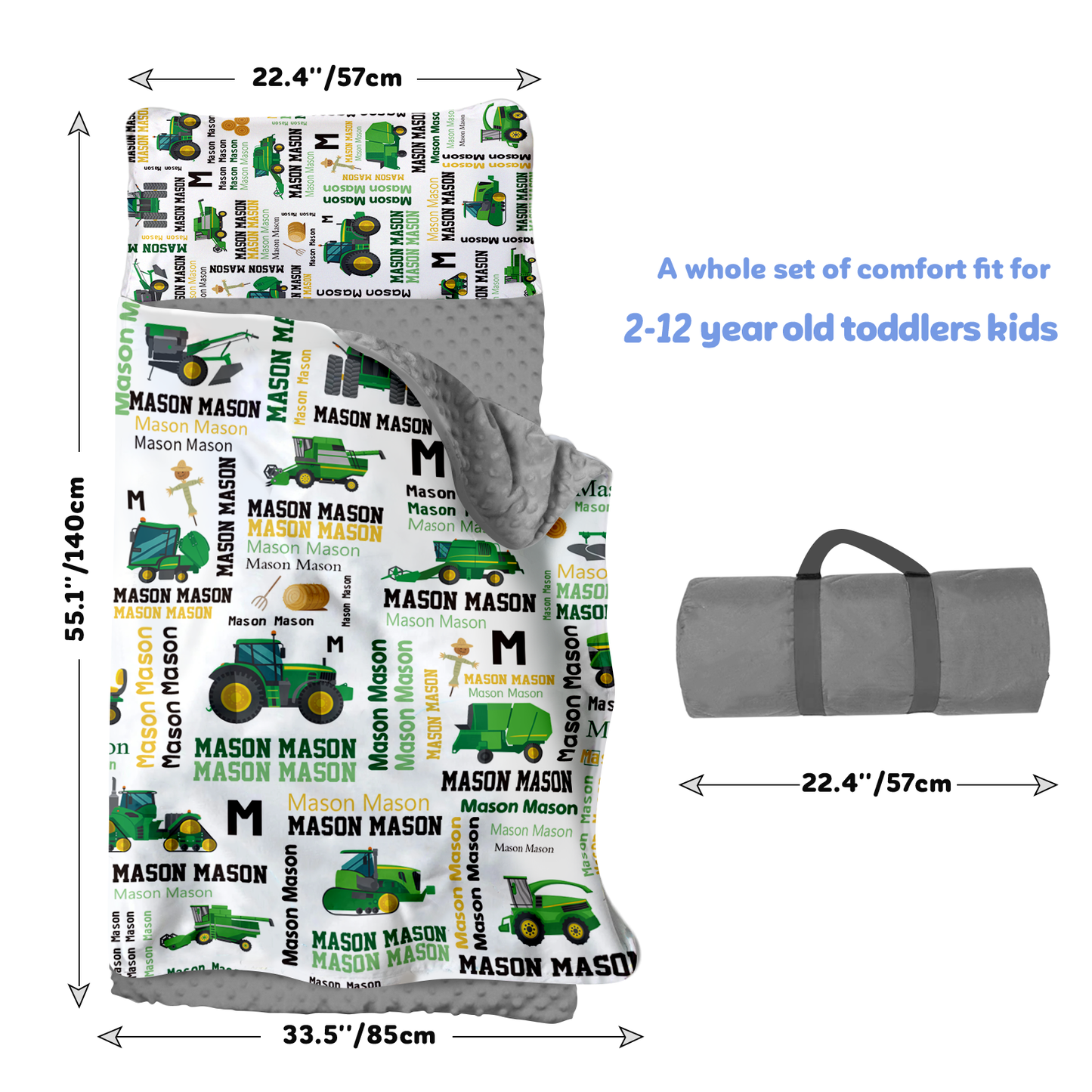 Personalized Nap Mat Transportation 04 Edition