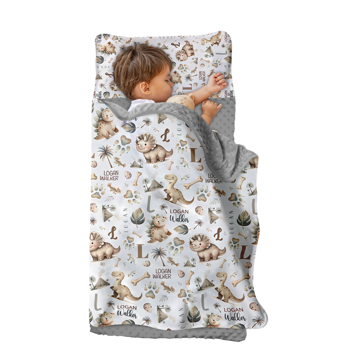 Personalized Nap Mat Dinosaur 11 Edition