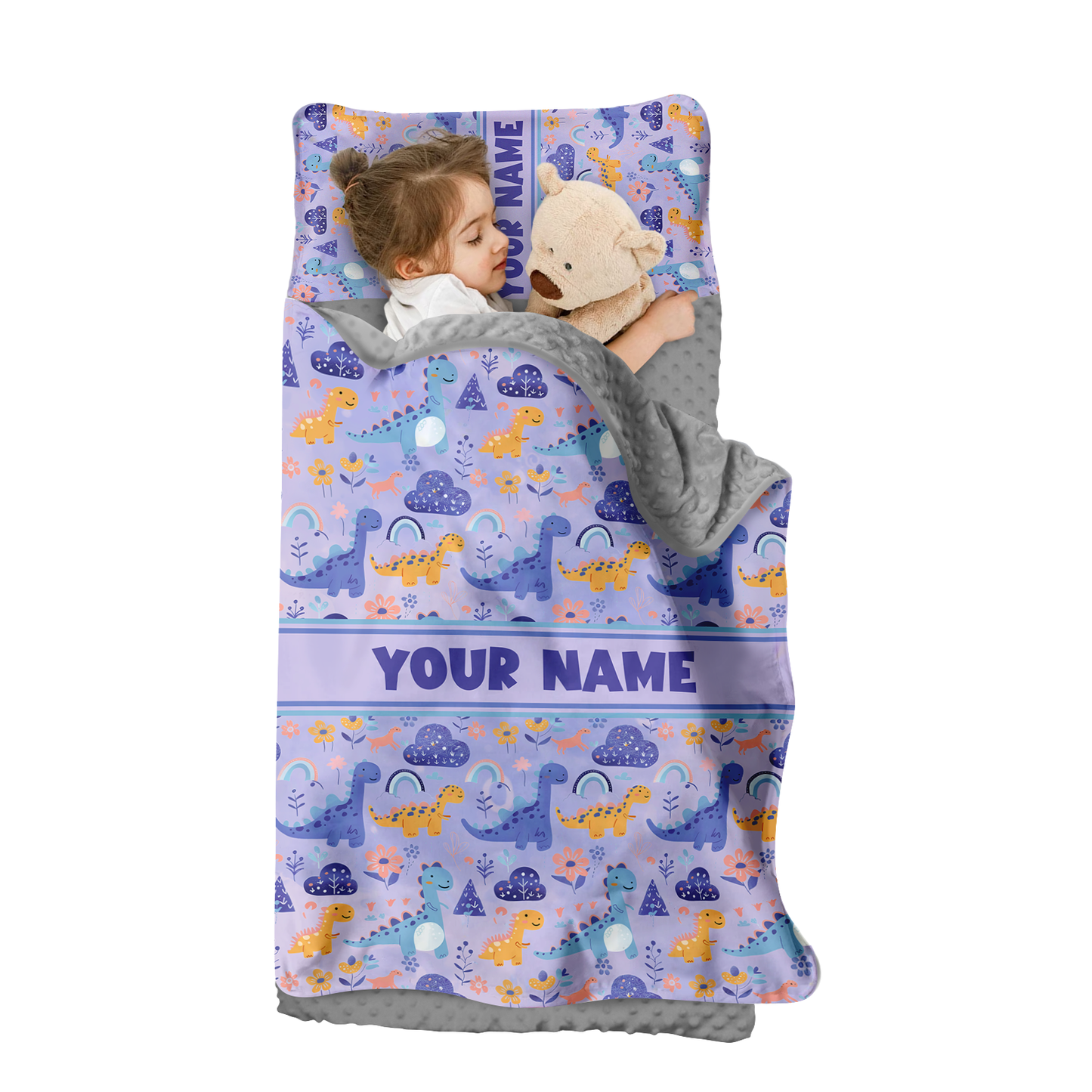 Personalized Nap Mat Dinosaur 10 Edition