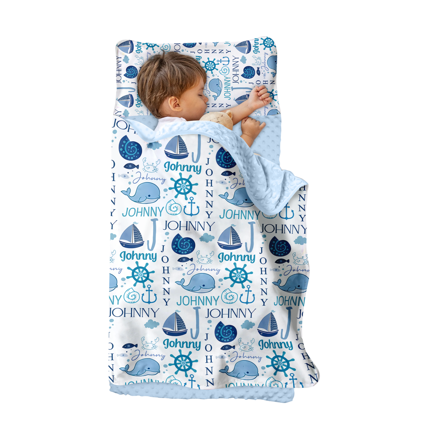 Personalized Nap Mat Ocean 02 Edition
