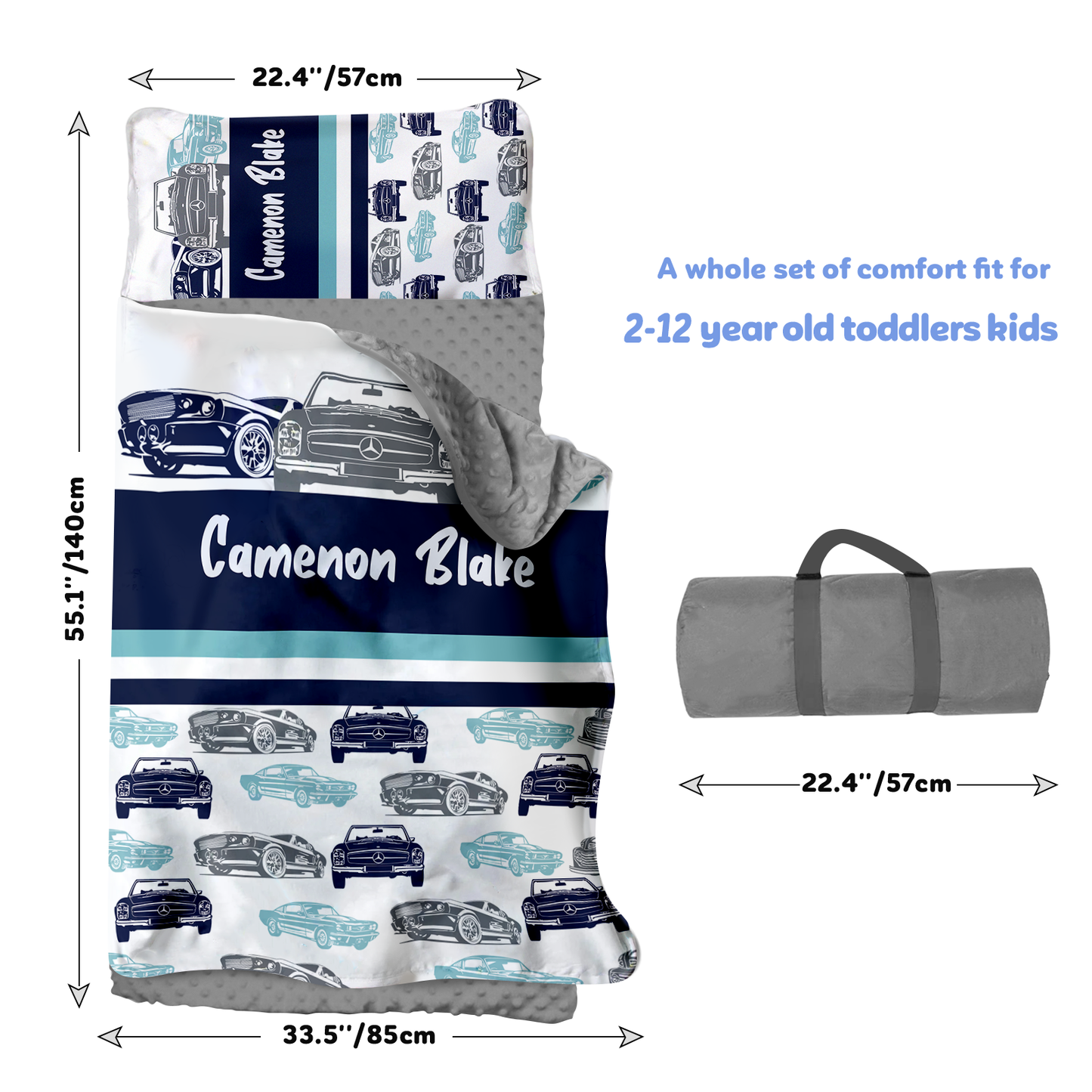 Personalized Nap Mat Transportation 02 Edition