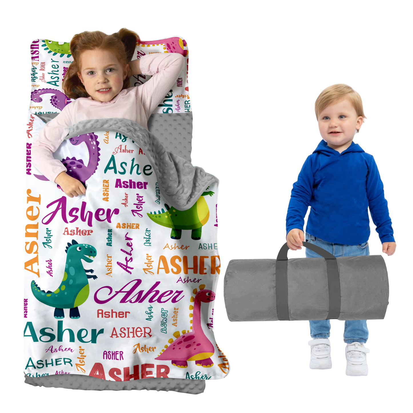Personalized Nap Mat Dinosaur 05 Edition