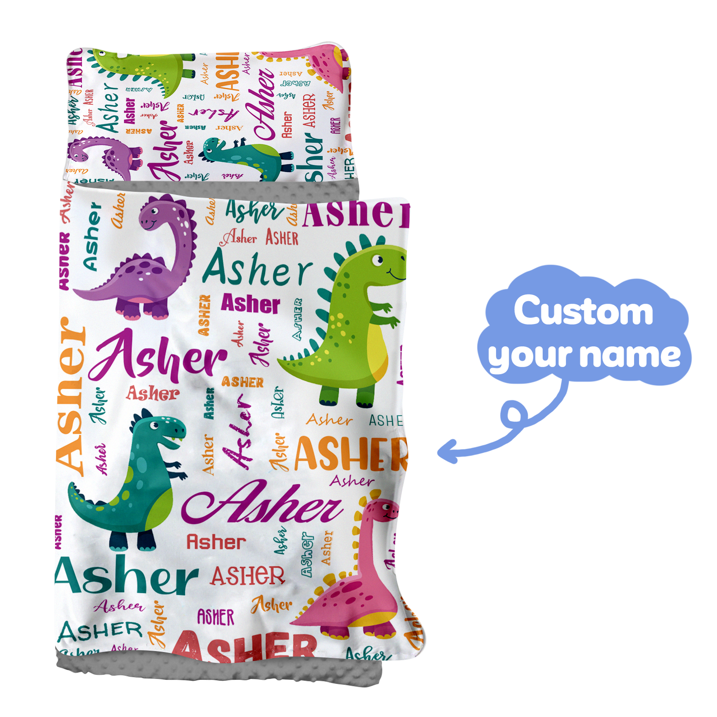 Personalized Nap Mat Dinosaur 05 Edition