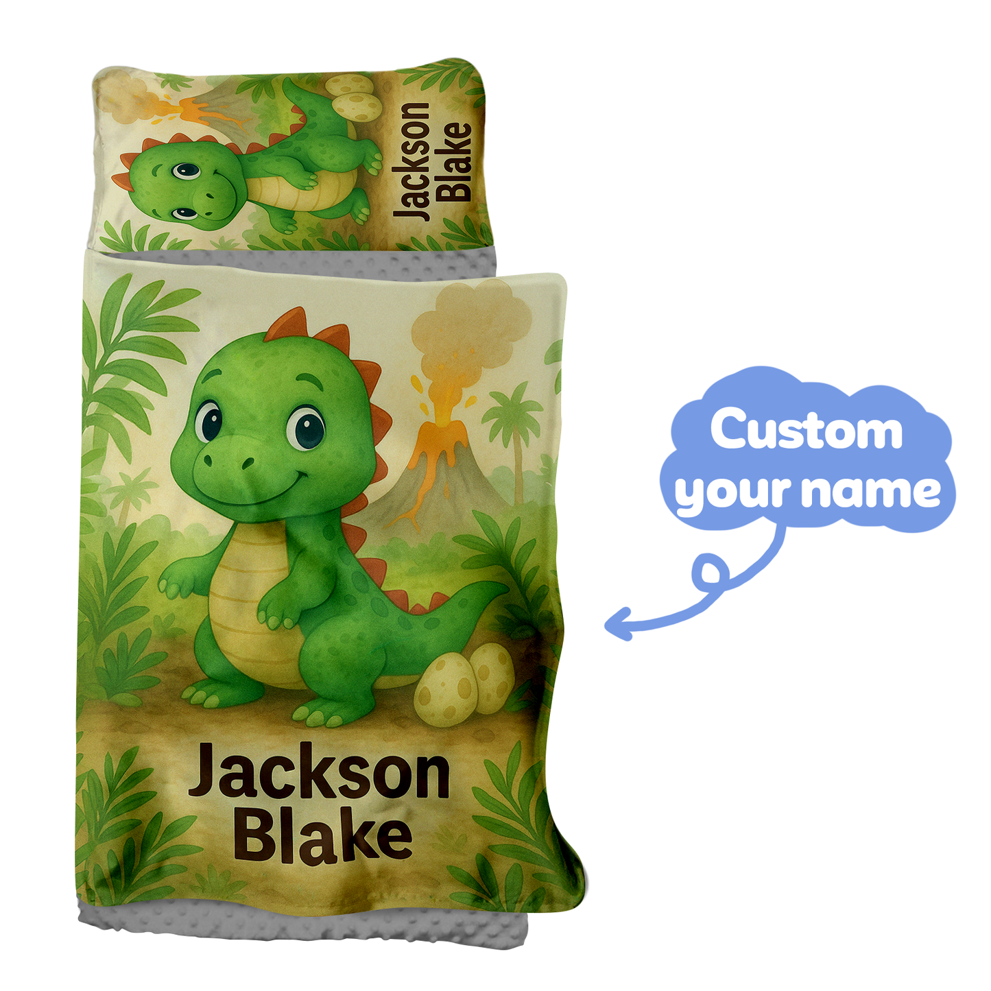 Personalized Nap Mat Dinosaur 02 Edition