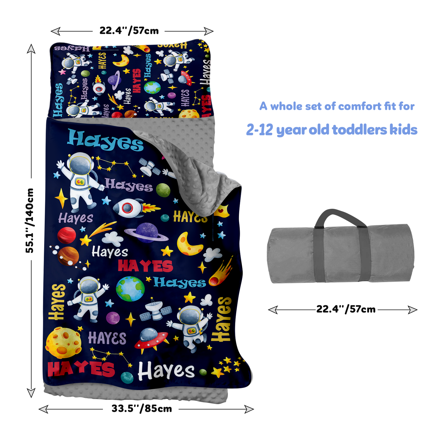 Personalized Nap Mat Space 02 Edition