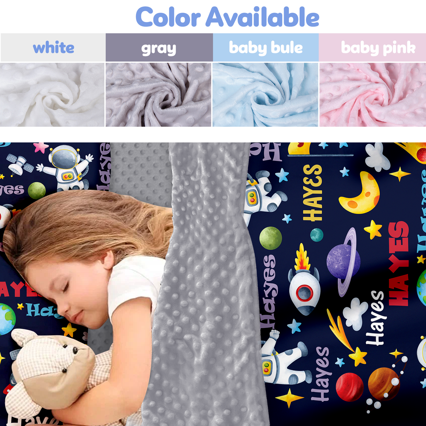 Personalized Nap Mat Space 02 Edition