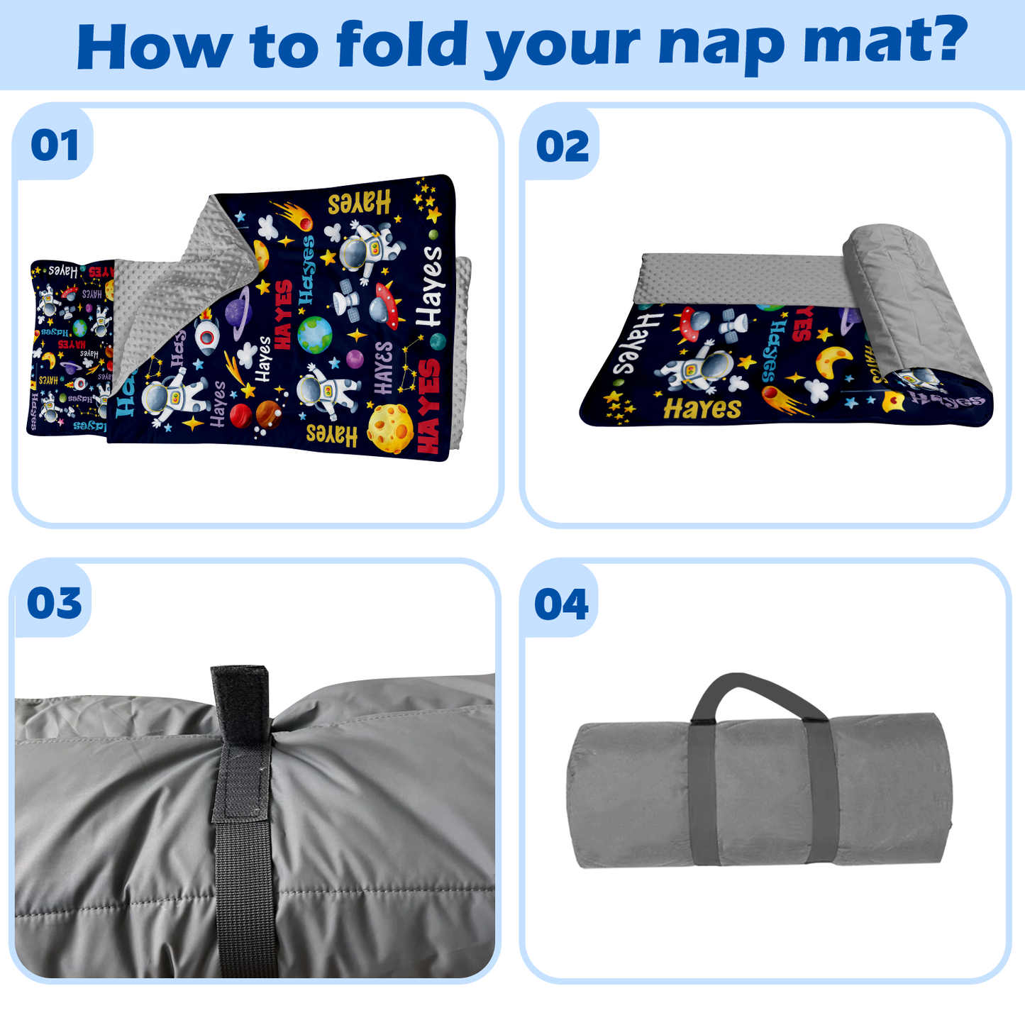 Personalized Nap Mat Space 02 Edition