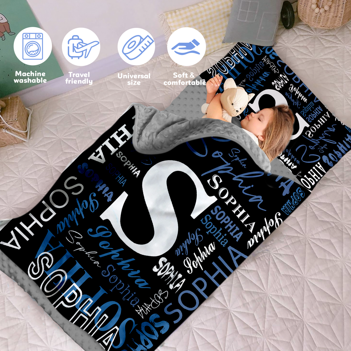 Personalized Nap Mat Monogrammed Edition