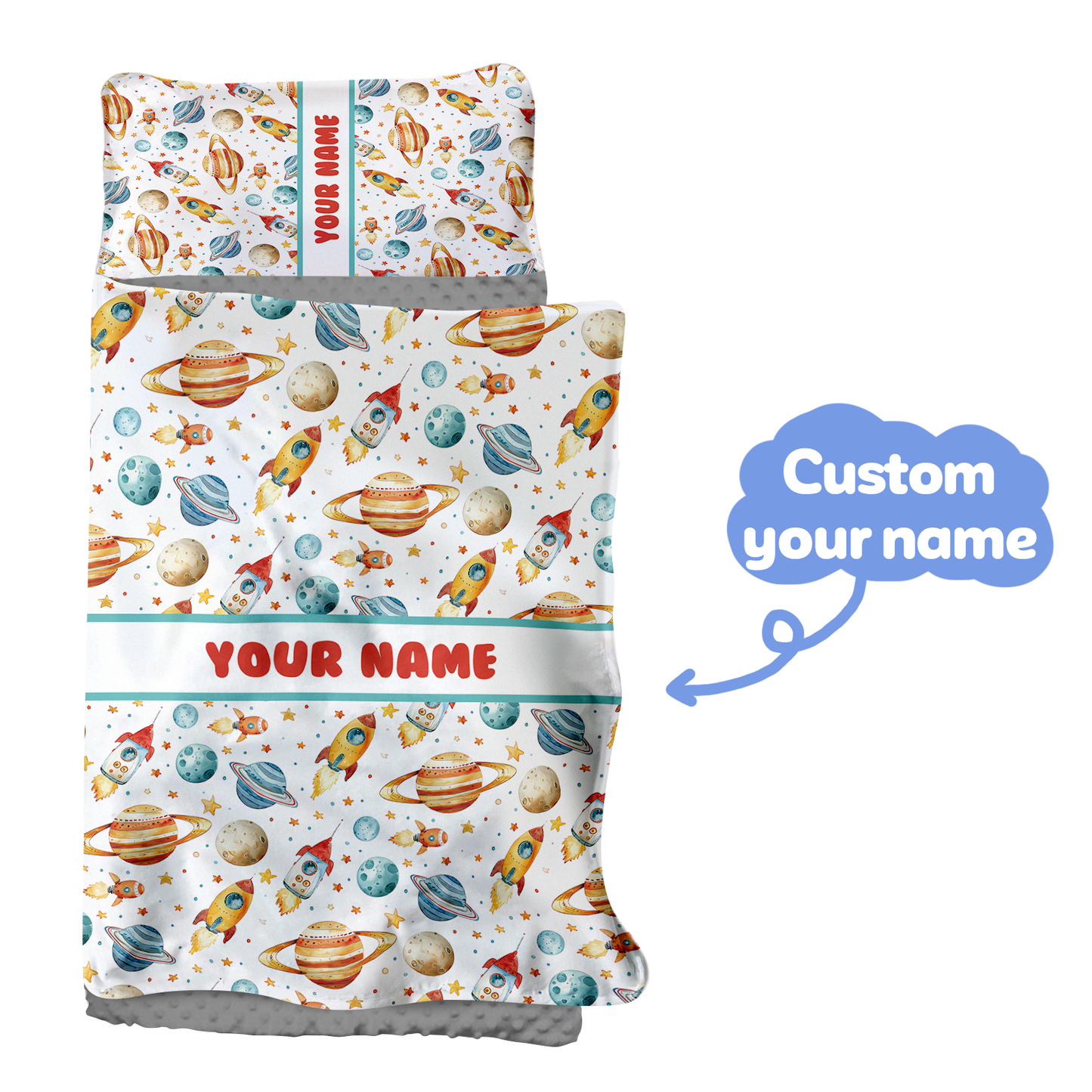Personalized Nap Mat Space Edition