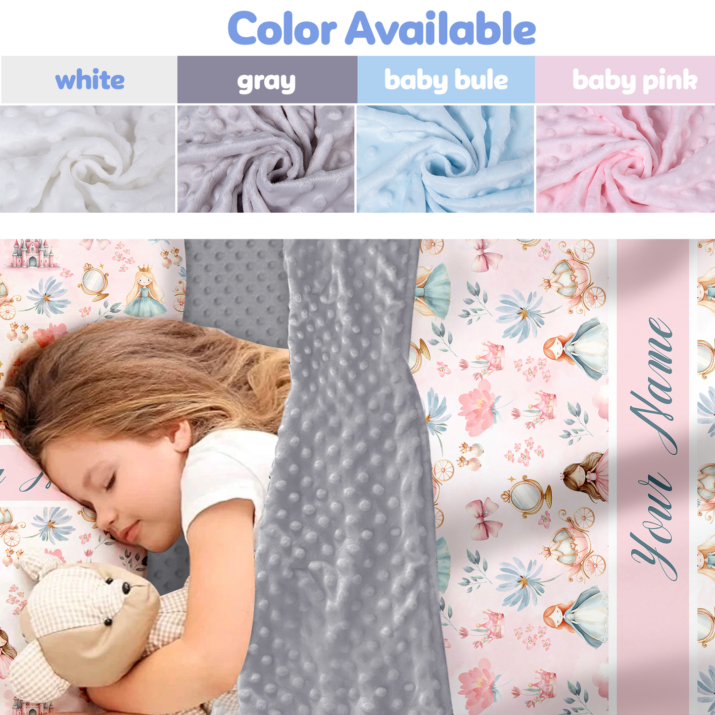 Personalized Nap Mat Princess Edition